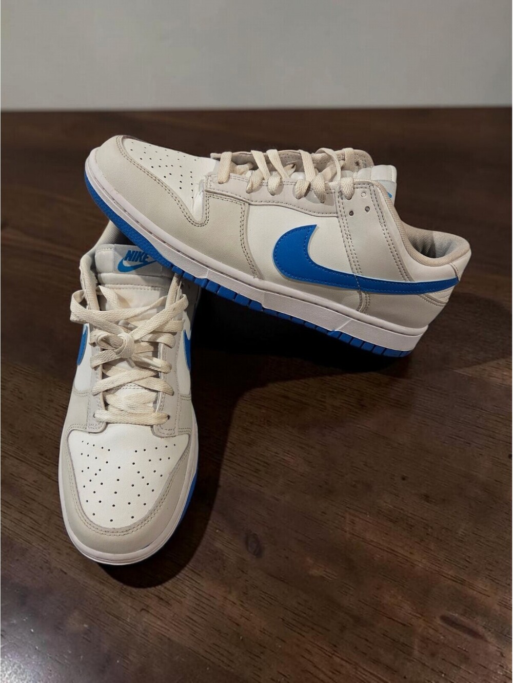 Nike Dunk Low Photo Blue DV0831-108 Mens 10 Summit White Excellent
